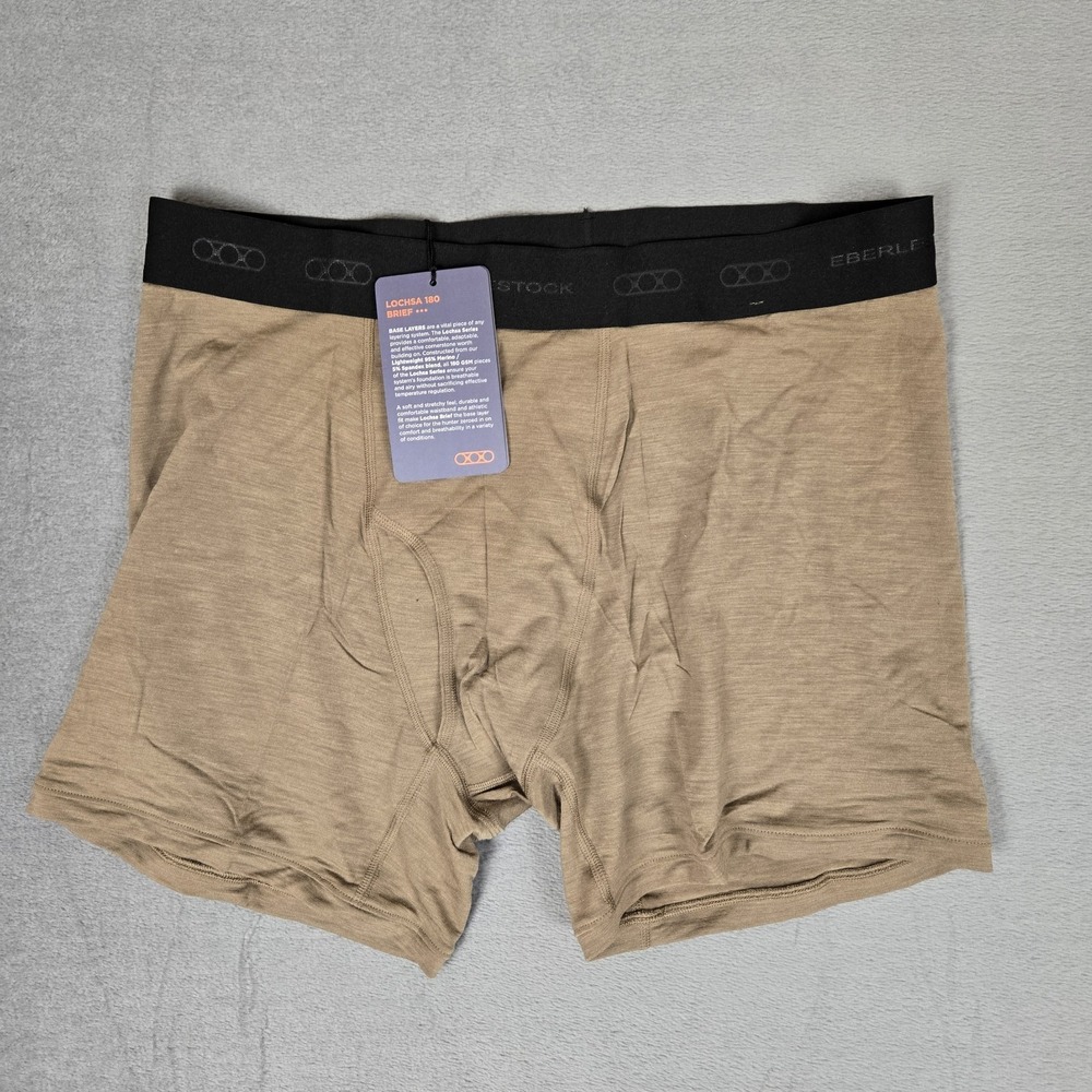 Eberlestock Lochsa 180 GMS Breifs Merino Wool Hunting Dark Earth NWT‎